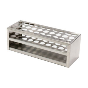 Reagenzglasständer, Edelstahl