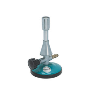 MEKERBRENNER MIT GITTER UND NADELVENTIL