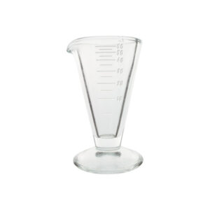 MESSZYLINDER, KONISCH, GRADUIERT, DICKES GLAS