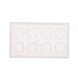 TÜPFELPLATTE AUS POLYSTYROL, MIT 8 VERTIEFUNGEN