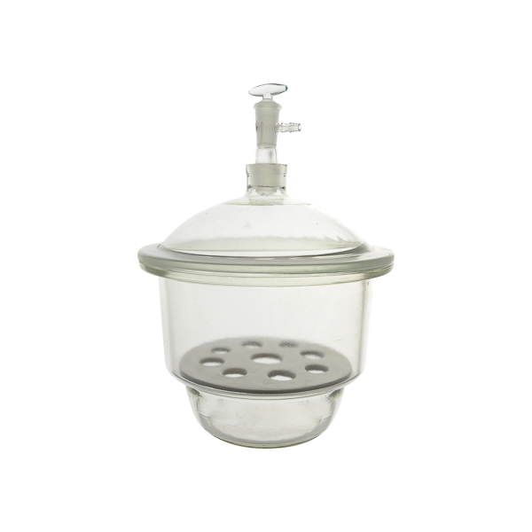 VAKUUM-EXSIKKATOR MIT DECKEL UND GLASHAHN BASIC LINE