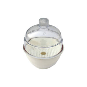 EXSIKKATOR AUS PLASTIK, MIT KUPPELDECKEL