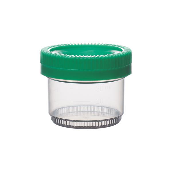 PROBENBECHER, STAPELBAR, AUS POLYPROPYLEN, MIT SCHRAUBVERSCHLUSS – Bild 2