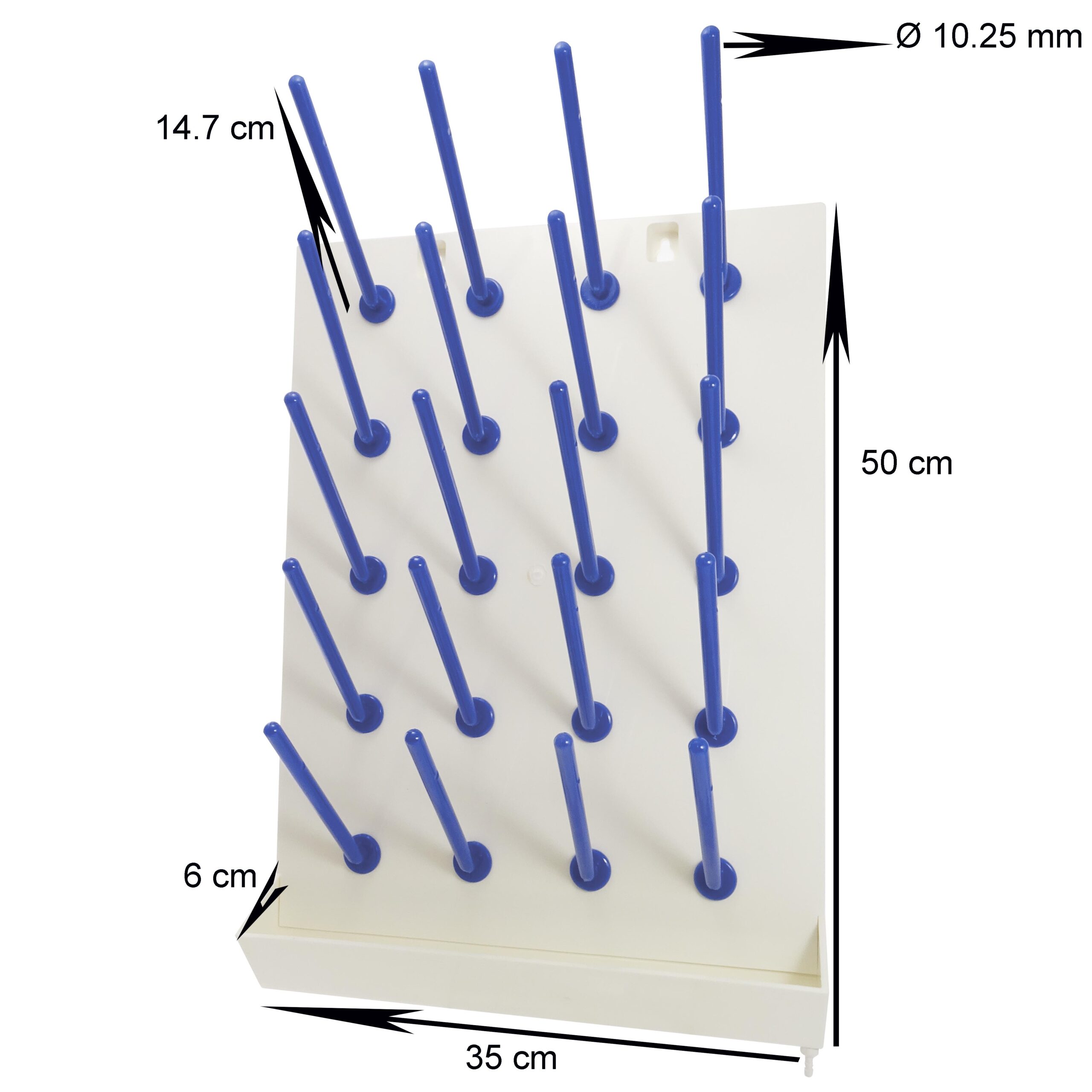 ABTROPFBRETT FÜR LABORMATERIAL, ZUM AUFHÄNGEN – Bild 2